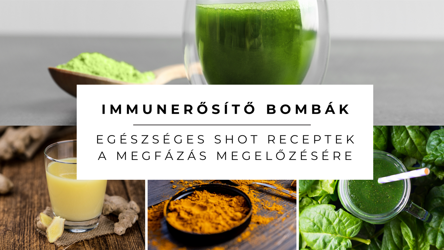 Immunerősítő bombák – Egészséges shot receptek a megfázás megelőzésére