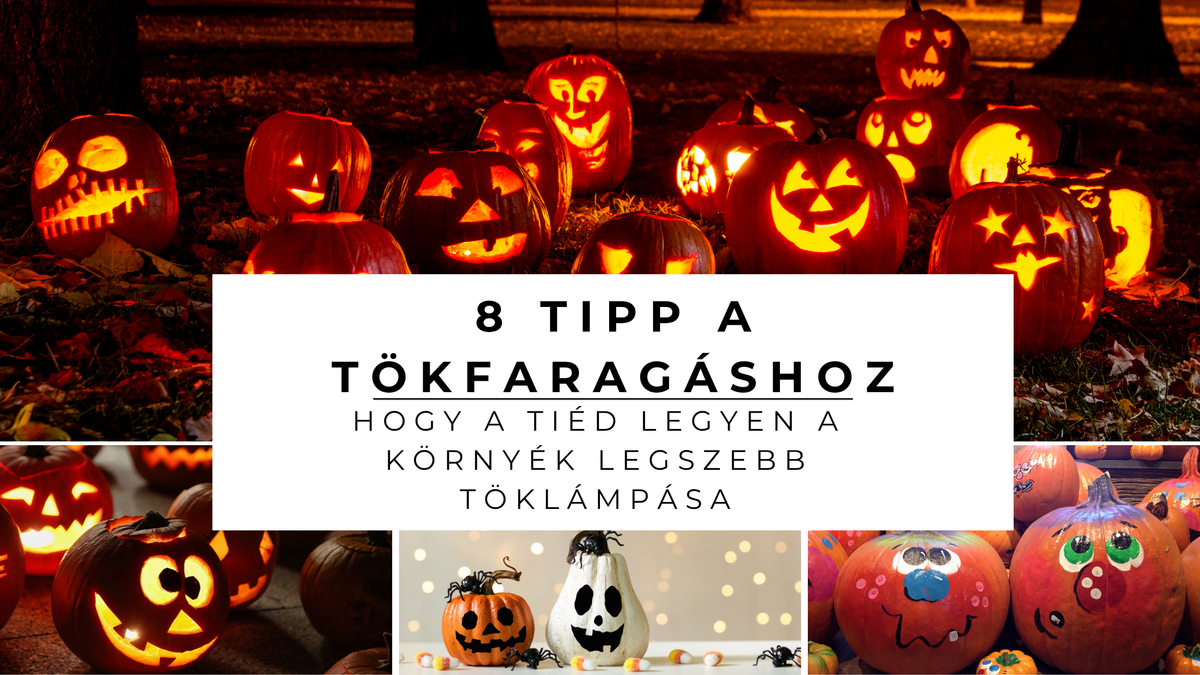 Tökfaragás és tökdíszítés: 20+ ötlet, hogy a tiéd legyen a környék legszebb töklámpása