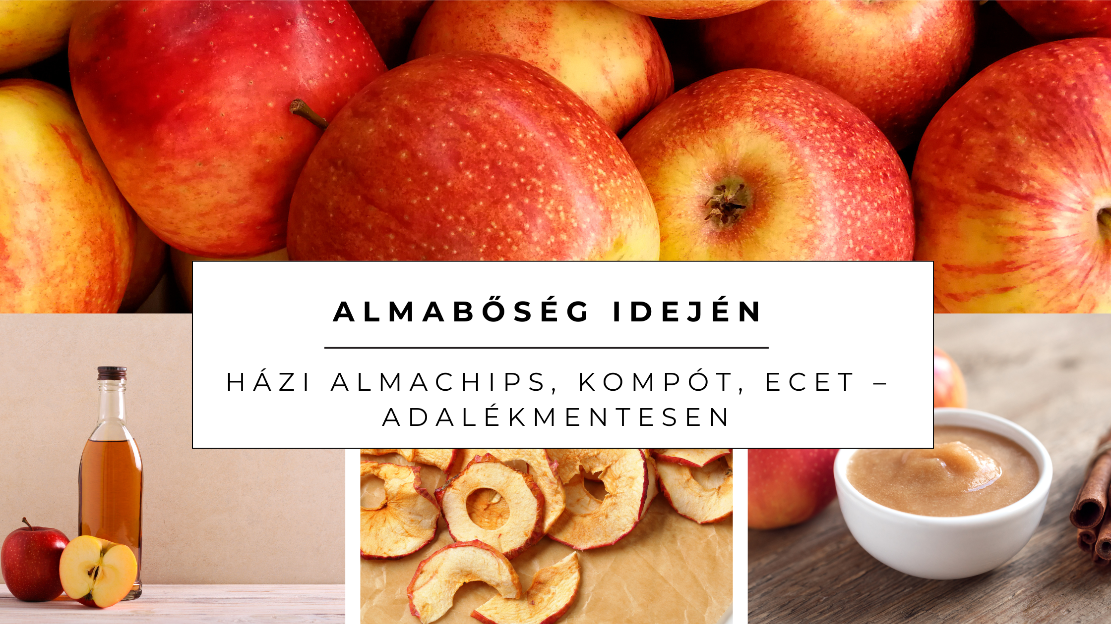 Almabőség idején: házi almachips, kompót, ecet – adalékmentesen
