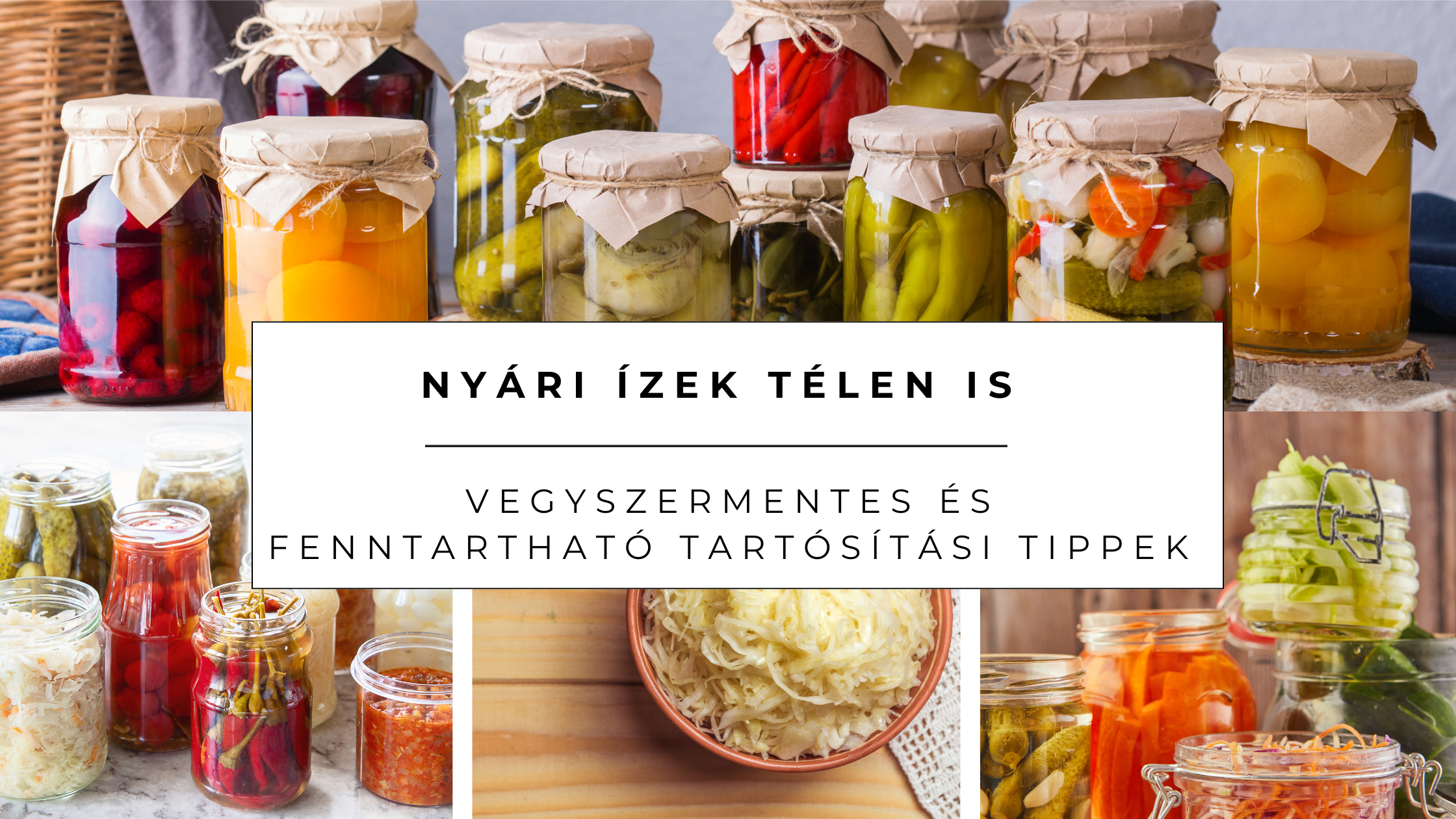 Nyári ízek télen is – Vegyszermentes és fenntartható tartósítási tippek