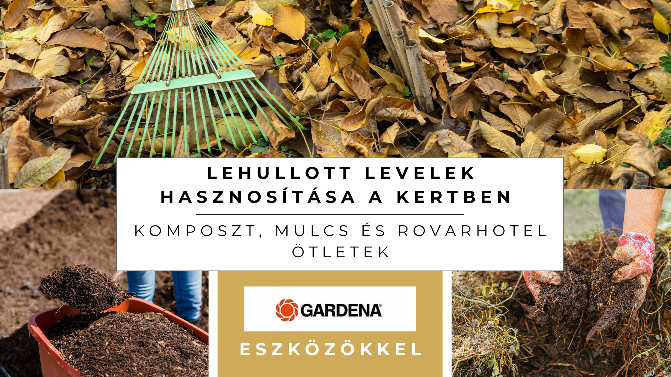 Lehullott levelek hasznosítása a kertben – komposzt, mulcs és rovarhotel ötletek