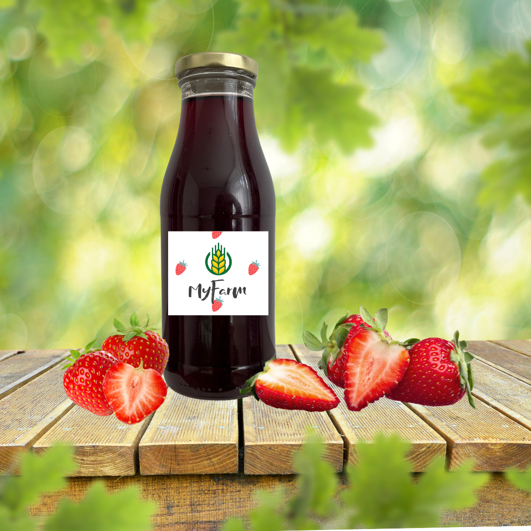 MyFarm kézműves szamócaszörp– 500 ml