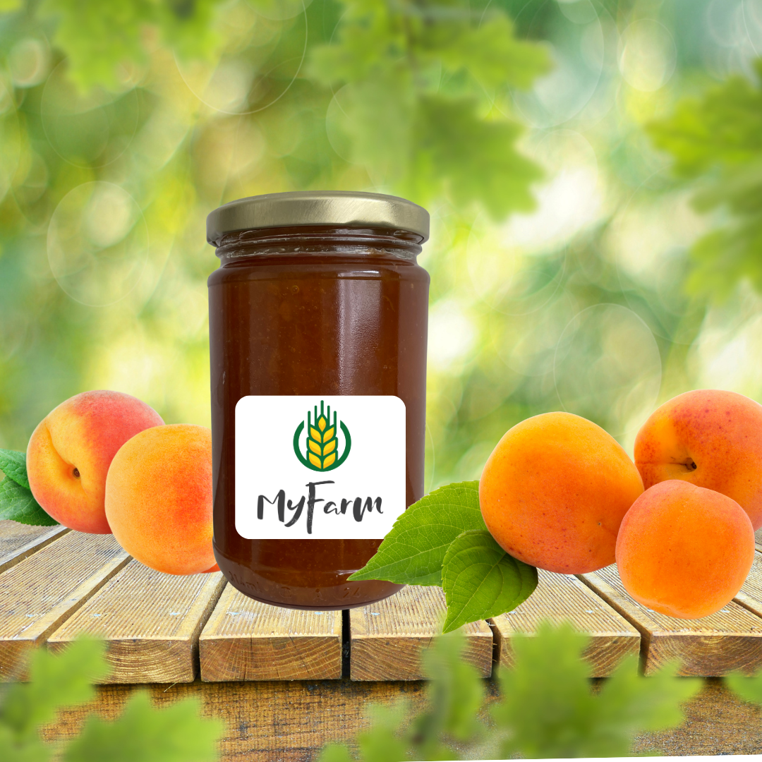 MyFarm kézműves vegyszermentes sárgabarcklekvár – 330 ml