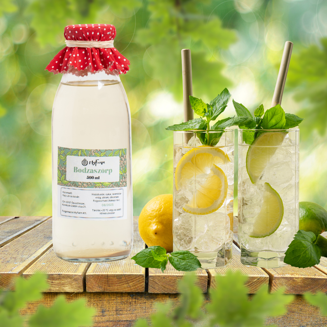 MyFarm kézműves bodzaszörp – 500 ml