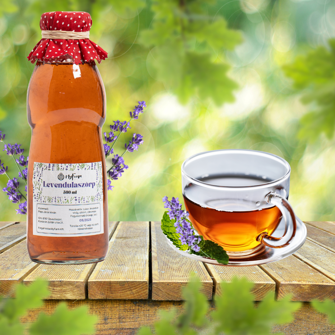 MyFarm kézműves levendulaszörp – 500 ml